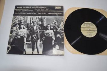 Tony Pastor and His Orchestra feat The Clooney Sisters 1947 Band Vinyl Record LP
