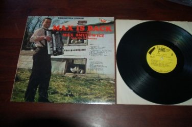 Max Smulewicz is Back Rare Rave Record Accordion Polka Music Vinyl Record