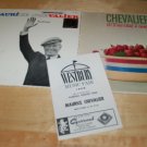 Lot 2 Maurice Chevalier Today Life is Just a Bowl of Cherries Records + Playbill