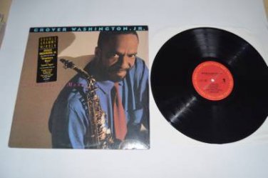 Grover Washington Jr Strawberry Moon Near Mint NM Vinyl Record LP Shrink Sticker