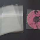 25 New Resealable Plastic CD Sleeves Organize Crystal Clear Disc Bags