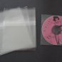 100 New Resealable Plastic CD Sleeves Organize Crystal Clear Disc Bags