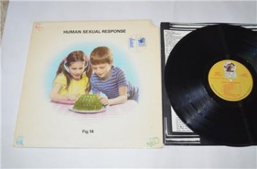 Human Sexual Response Fig. 14 VG++ to  NM Vinyl Record Promo sticker