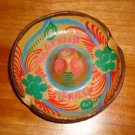 Vintage Acapulco Mexico Souvenir Ash Tray Handpainted Pottery Clay Sombrero Hat