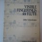 Vintage Visible Fingerings for Flute Libby Schenkman Booklet