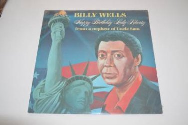 SEALED Billy Wells Happy Birthday Lady Liberty Nephew Uncle Sam Vinyl Record
