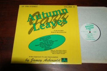 Autumn Leaves Play Along Jazz Improv Jamey Aebersold VG++ NM Vinyl Record