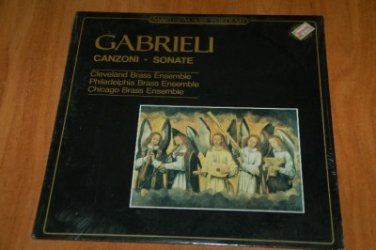 SEALED Unopened Vintage Record Gabrieli Canzoni Sonate Cleveland Chicago Brass