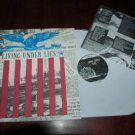 Rare Portland Punk Living Under Lies Near Mint Vinyl Record + Insert