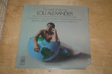 SEALED Vintage The Earth Shattering Lou Alexander Mint Vinyl Record Unopened