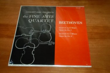 SEALED Vintage Beethoven Quartet in D Major C Minor Fine Arts Quartet Record LP