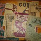 Lot 8 Vintage 10" Record Paper Sleeves Melotone Coral Conqueror Columbia Wards