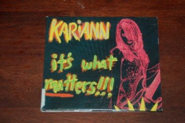 Kariann It's What Matters! CD Squish Records