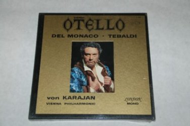 SEALED Vintage Otello Del Monaco Von Karajan Box Set Record London Mono FFRR