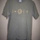 Vintage Mens Womens L MTV Sports Green T Shirt Tee Music Television