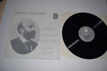 Ernest Chausson Poeme de l'Amour et de la Mer France Import NM M Vinyl Record