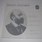 Ernest Chausson Poeme de l'Amour et de la Mer France Import NM M Vinyl Record