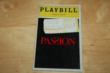 Passion Broadway Playbill + Ticket Stub May 21 1994 Plymouth Theatre Signed