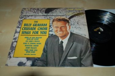Billy Graham Crusade Choir Sings for You RCA Victor Living Near Mint Record