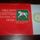 Rare 1983 KBEZ 93 Radio Station Christmas Festival Music Promo Vinyl Record