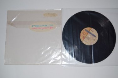 Prince Alphabet St Street 12" Single Vinyl Record Clear Plastic Sleeve