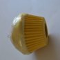 Handmade Yellow Cupcake Ornament Retro Bakery Decor Glittery Kitchen