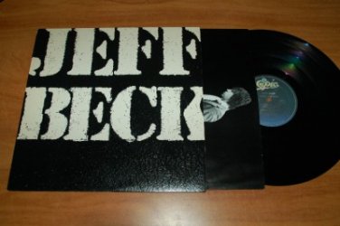 Jeff Beck There and Back Textured Cover Epic FE 35684 Record Orig. Inner LP