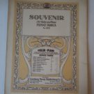 Vintage Souvenir Franz Drdla Sheet Music Violin Piano