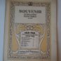 Vintage Souvenir Franz Drdla Sheet Music Violin Piano