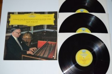 J S Bach Das Wohltemperierte Klavier 2 Ralph Kirkpatrick DGG NM M Vinyl Record