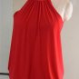 Womens M Fleurish Red Sleeveless Sexy Top