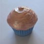 Handmade Pink Blue Cupcake Ornament Retro Bakery Decor Glittery Kitchen