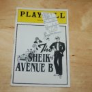 Rare Vintage The Sheik of Avenue B Broadway Playbill + Ticket  Nov 7 1992