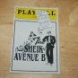 Rare Vintage The Sheik of Avenue B Broadway Playbill + Ticket  Nov 7 1992