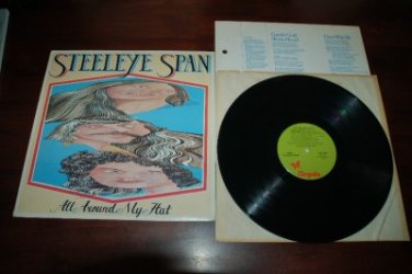 Steeleye Span All Around My Hat VG+++ Near Mint Vinyl Record + Insert
