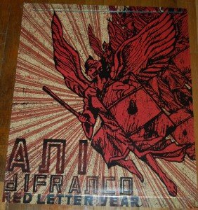 Ani DiFranco Red Letter Year Promo Poster