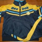 Boys 18 months Reebok Navy Blue Yellow Gold Track Outfit Jacket  Athletic Pants