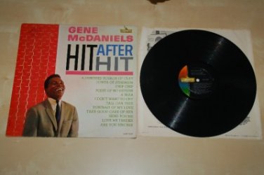Gene McDaniels Hit After Hit Liberty LRP 3258 Vinyl Record LP Mono