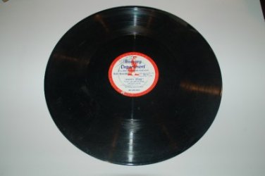 US Treasury Dept Radio Buddy Clark Transcription 16" inch record no. 45 46
