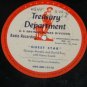 US Treasury Dept Radio Perry Como Transcription 16" inch record no. 53 54