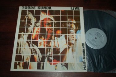 Toure Kunda Live Paris Ziguinchor Africana VG+++ Vinyl Record LP