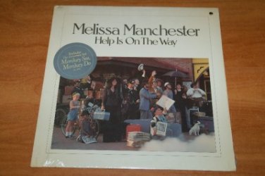 SEALED Melissa Manchester Help is on the Way Original Sticker Arista AL 4095