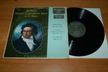 Beethoven Wilhelm Backhaus Piano Concerto No 4 in G Major Clemens Krauss Record