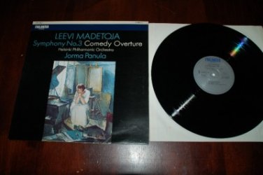 Rare Leevi Madetoja Jorma Panula Helsinki Finlandia NM Vinyl Record Finland LP