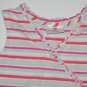 Girls Hanna Andersson size 100 Pink Green Blue White Stripe Sleeveless Shirt