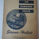Vintage The Hammond Organ Stainer Hallett Song Book Theodore Presser