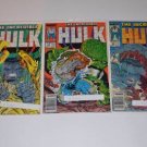 Lot of 3 The Incredible Hulk Comics 341 342 343 McFarlane Man Bull