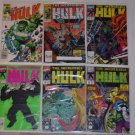 Lot of 6 The Incredible Hulk Comics 289 368 375 377 382 387
