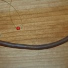 Vintage Glass Eye Fishing Al Lure Rubber Eel Hook Salt Water Worm Tackle