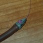 Vintage Glass Eye Fishing Al Lure Rubber Eel Hook Salt Water Worm Tackle